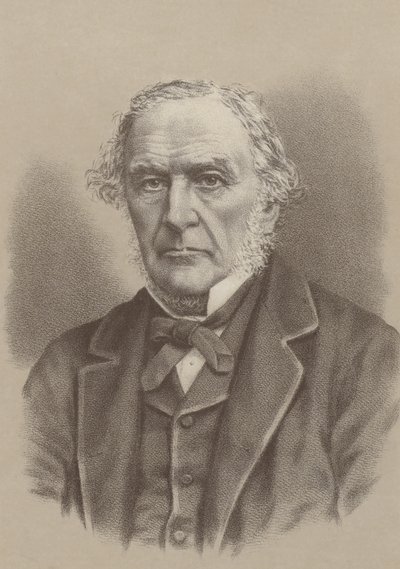 ウィリアム・エワート・グラッドストーン、イギリス首相1868-1874、1880-1885、1886および1892-1894 作： English Photographer